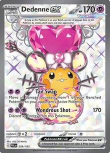 Dedenne ex - 239/193 - SV02: Paldea Evolved #239