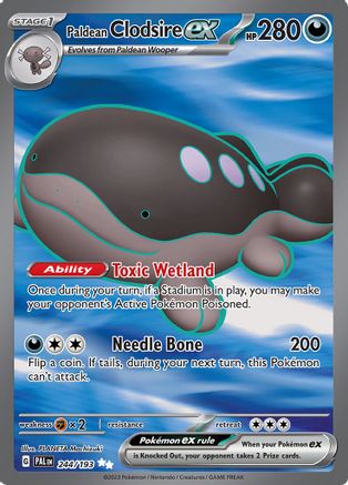 Paldean Clodsire ex - 244/193 - SV02: Paldea Evolved #244
