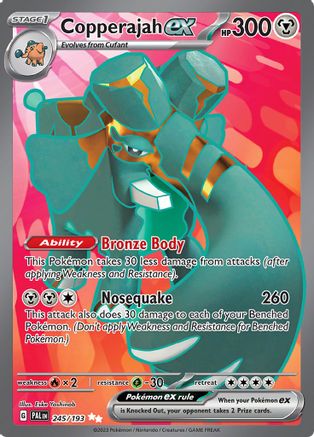 Copperajah ex - 245/193 - SV02: Paldea Evolved #245