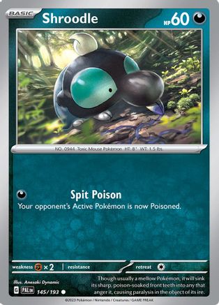 Shroodle - 145/193 - SV02: Paldea Evolved #145