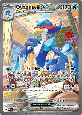 Quaquaval ex - 260/193 - SV02: Paldea Evolved #260