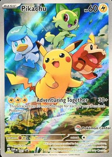 Pikachu - 027 (Pokemon Center Exclusive) - SV: Scarlet & Violet Promo Cards #027