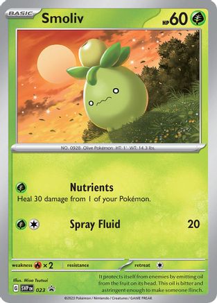 Smoliv - 023 - SV: Scarlet & Violet Promo Cards #023