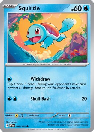 Squirtle - 007/165 - SV: Scarlet & Violet 151 #007