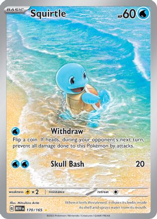 Squirtle - 170/165 - SV: Scarlet & Violet 151 #170