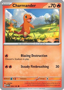 Charmander - 004/165 - SV: Scarlet & Violet 151 #004