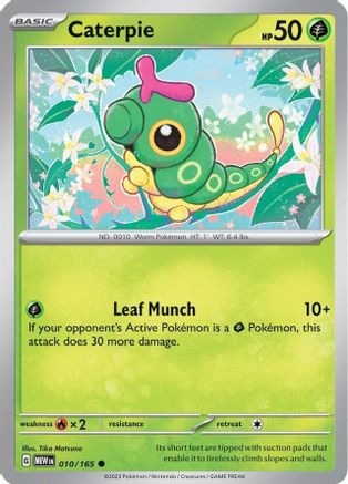Caterpie - 010/165 - SV: Scarlet & Violet 151 #010