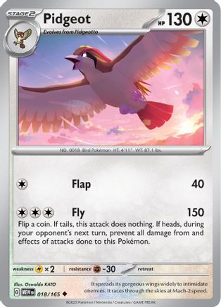 Pidgeot - SV: Scarlet & Violet 151 #018