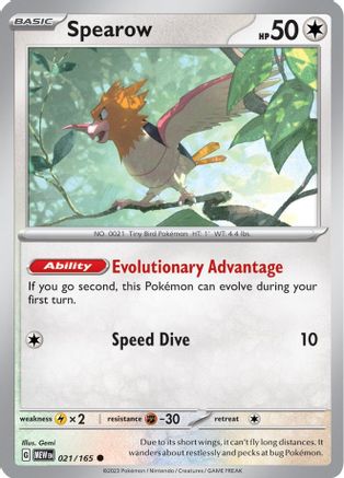 Spearow - SV: Scarlet & Violet 151 #021