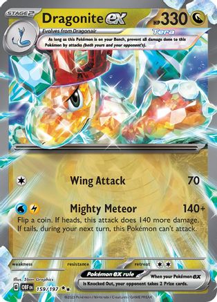 Dragonite ex - SV03: Obsidian Flames #159