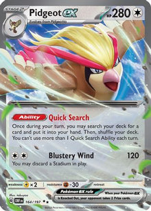 Pidgeot ex - SV03: Obsidian Flames #164