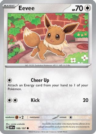 Eevee - SV03: Obsidian Flames #166