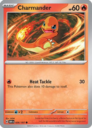 Charmander - SV03: Obsidian Flames #026
