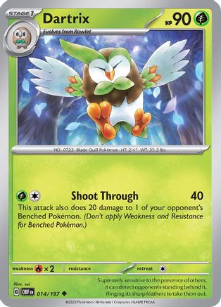 Dartrix - SV03: Obsidian Flames #014