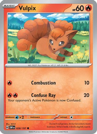 Vulpix - SV03: Obsidian Flames #028