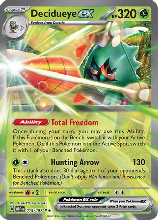 Decidueye ex - SV03: Obsidian Flames #015