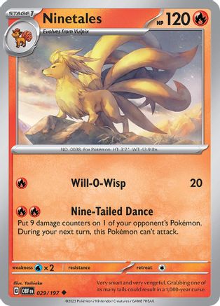 Ninetales - SV03: Obsidian Flames #029
