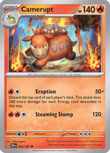 Camerupt - SV03: Obsidian Flames #032