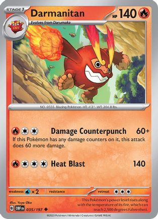 Darmanitan - SV03: Obsidian Flames #035