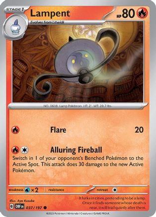Lampent - SV03: Obsidian Flames #037