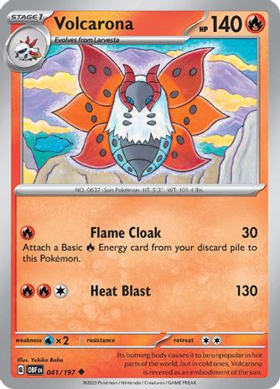 Volcarona - SV03: Obsidian Flames #041
