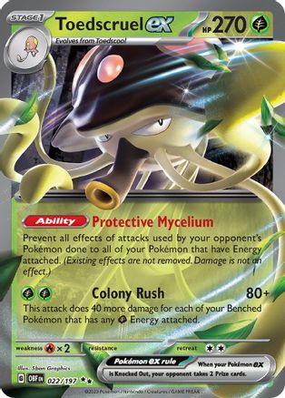 Toedscruel ex - SV03: Obsidian Flames #022