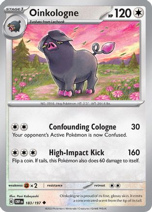 Oinkologne - 183/197 - SV03: Obsidian Flames #183