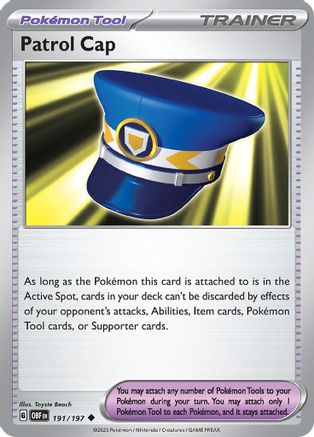 Patrol Cap - SV03: Obsidian Flames #191