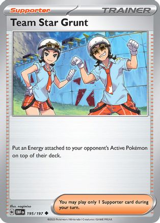 Team Star Grunt - SV03: Obsidian Flames #195
