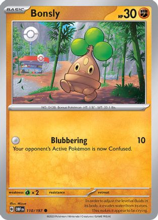 Bonsly - SV03: Obsidian Flames #110