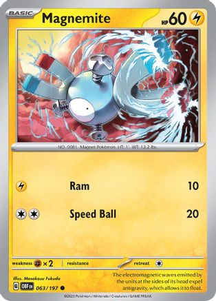 Magnemite - SV03: Obsidian Flames #063