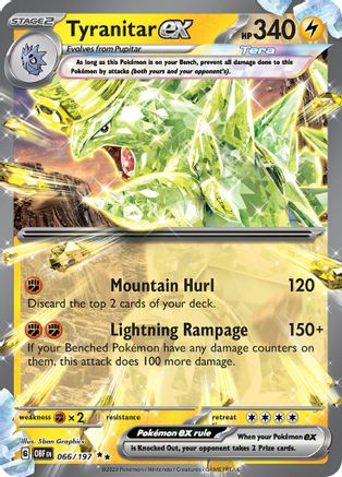 Tyranitar ex - SV03: Obsidian Flames #066