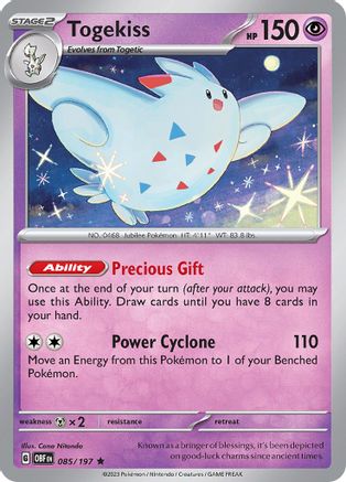 Togekiss - SV03: Obsidian Flames #085
