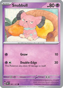 Snubbull - SV03: Obsidian Flames #087