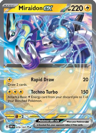 Miraidon ex - SV03: Obsidian Flames #079
