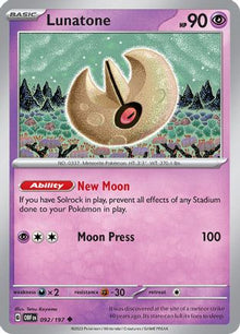 Lunatone - SV03: Obsidian Flames #092