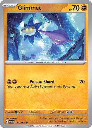 Glimmet - 122/197 - SV03: Obsidian Flames #122