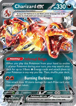 Charizard ex - 125/197 - SV03: Obsidian Flames #125