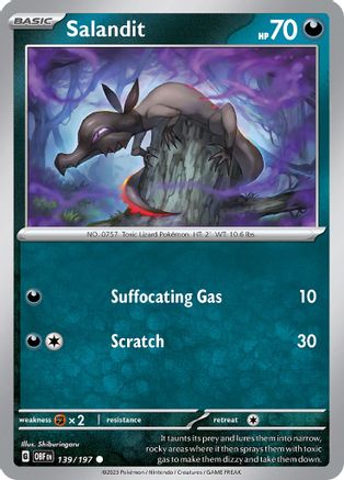 Salandit - SV03: Obsidian Flames #139