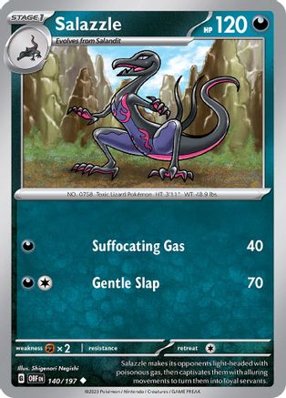 Salazzle - SV03: Obsidian Flames #140