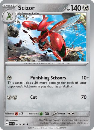 Scizor - SV03: Obsidian Flames #141