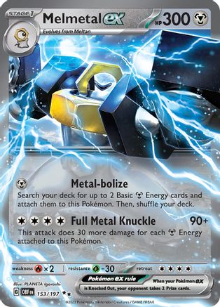 Melmetal ex - SV03: Obsidian Flames #153