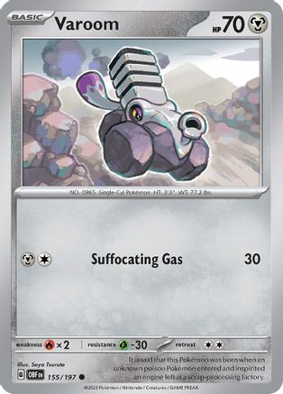 Varoom - 155/197 - SV03: Obsidian Flames #155
