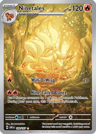 Ninetales -199/197 - SV03: Obsidian Flames #199