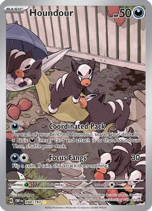 Houndour - 204/197 - SV03: Obsidian Flames #204