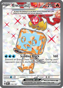 Eiscue ex - 210/197 - SV03: Obsidian Flames #210