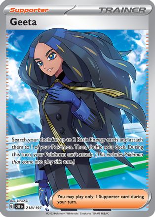 Geeta - 218/197 - SV03: Obsidian Flames #218