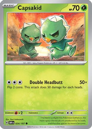Capsakid - 024/197 - SV03: Obsidian Flames #024