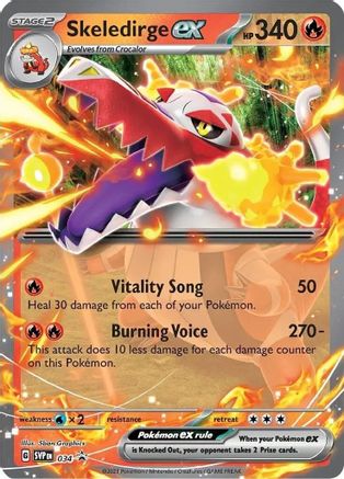 Skeledirge ex - 034 - SV: Scarlet & Violet Promo Cards #034