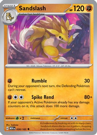 Sandslash - SV: Scarlet & Violet 151 #028